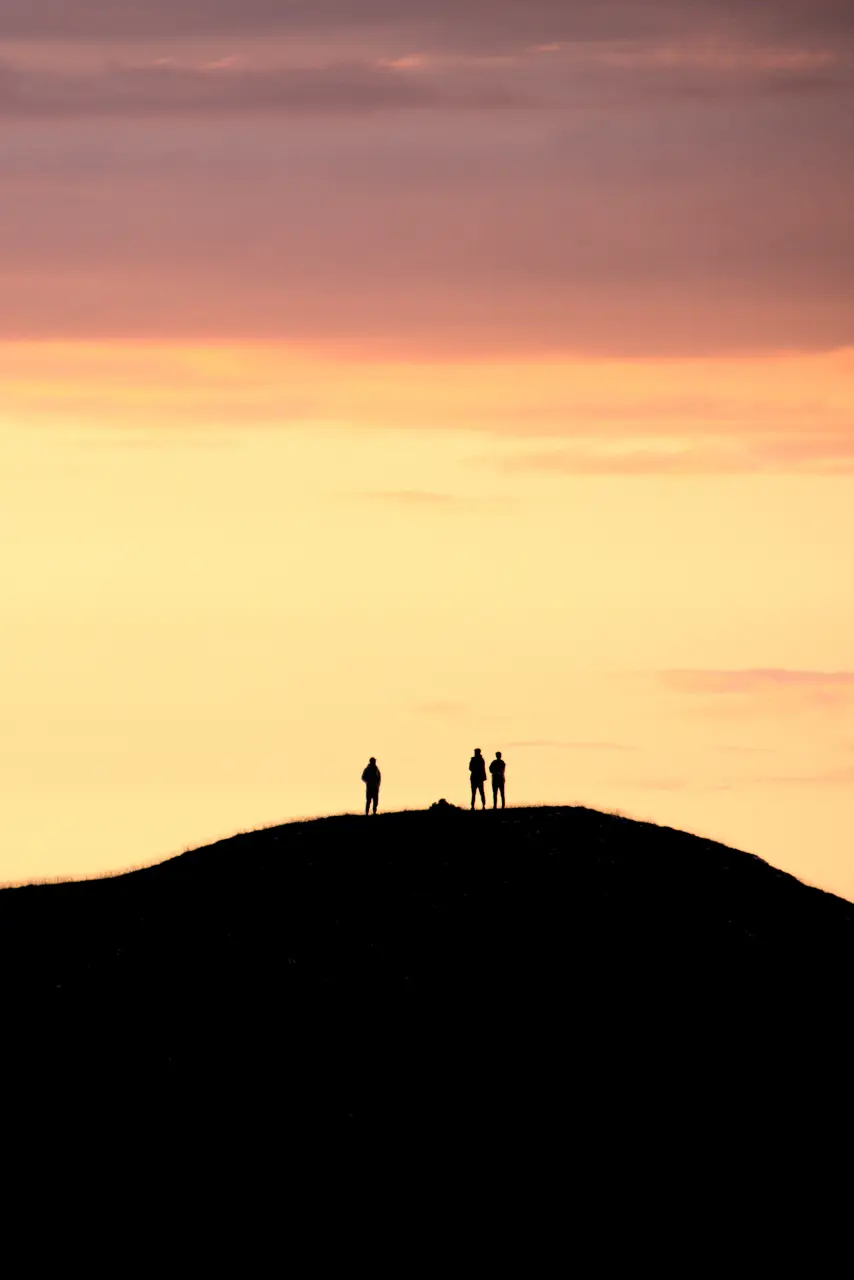 Coucher de soleil sur le plateau du Grand Veymont