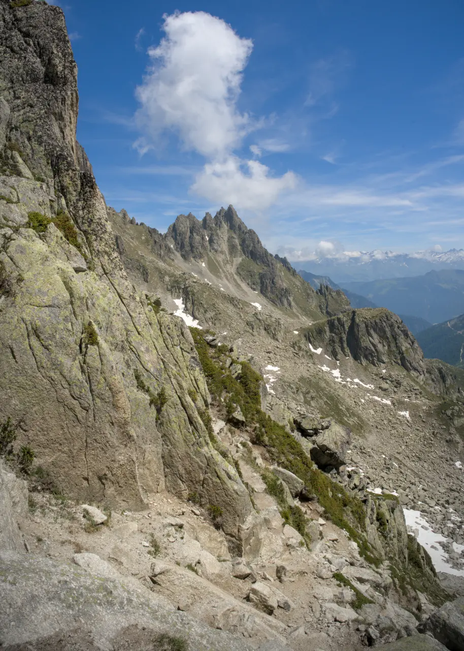 Fenêtre d'Arpette - Vue Est