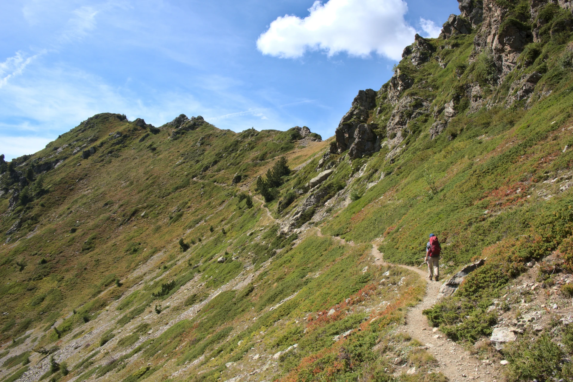 Le col de Vaurze, sur le tour des Écrins