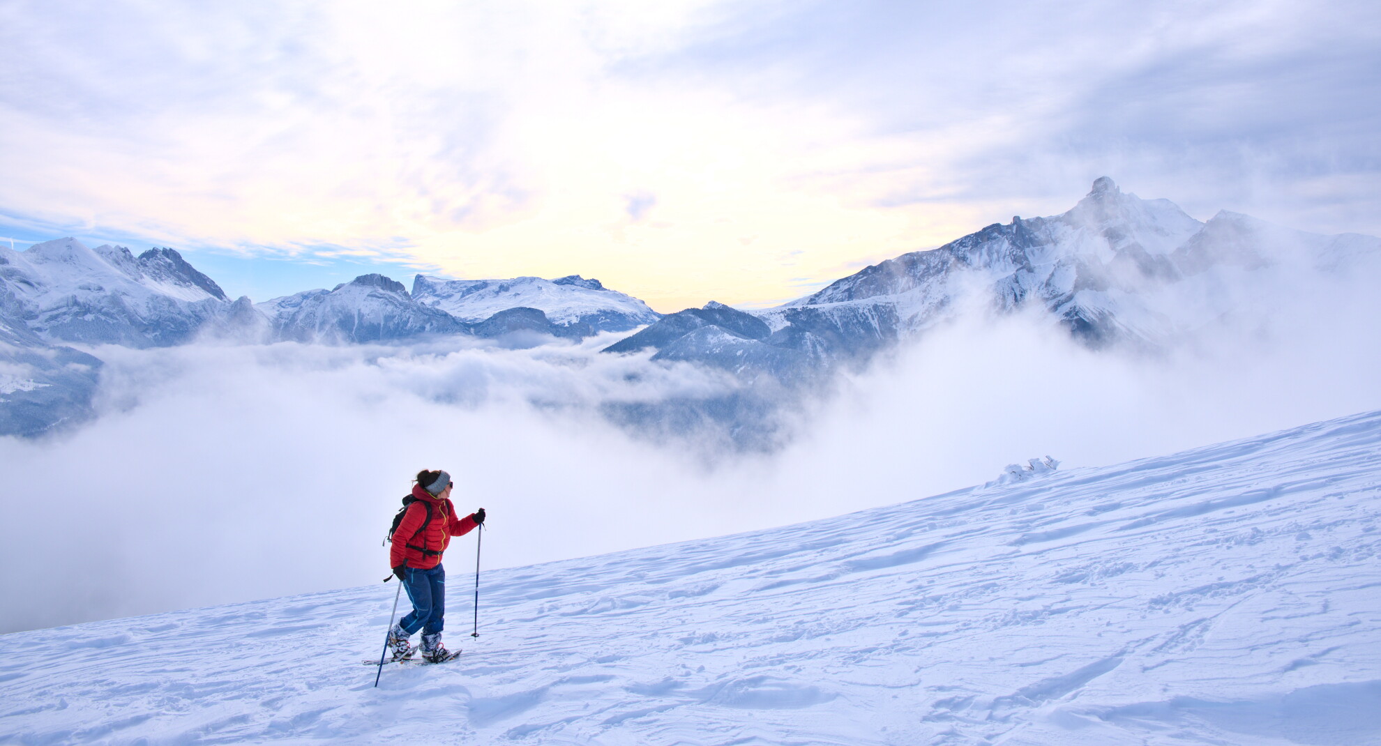 Rando Raquette à neige en montagne dans les Alpes du Sud en 2027
