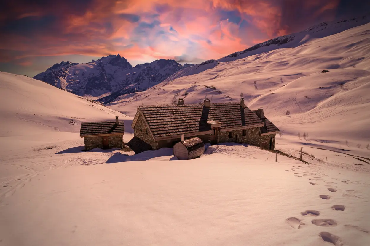 Raquettes Refuge Écrins - Plateau d'Emparis